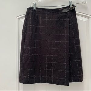 Vintage Eddie Bauer wool wrap skirt